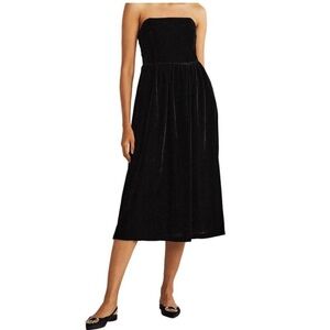 NWT Boden strapless velvet dress